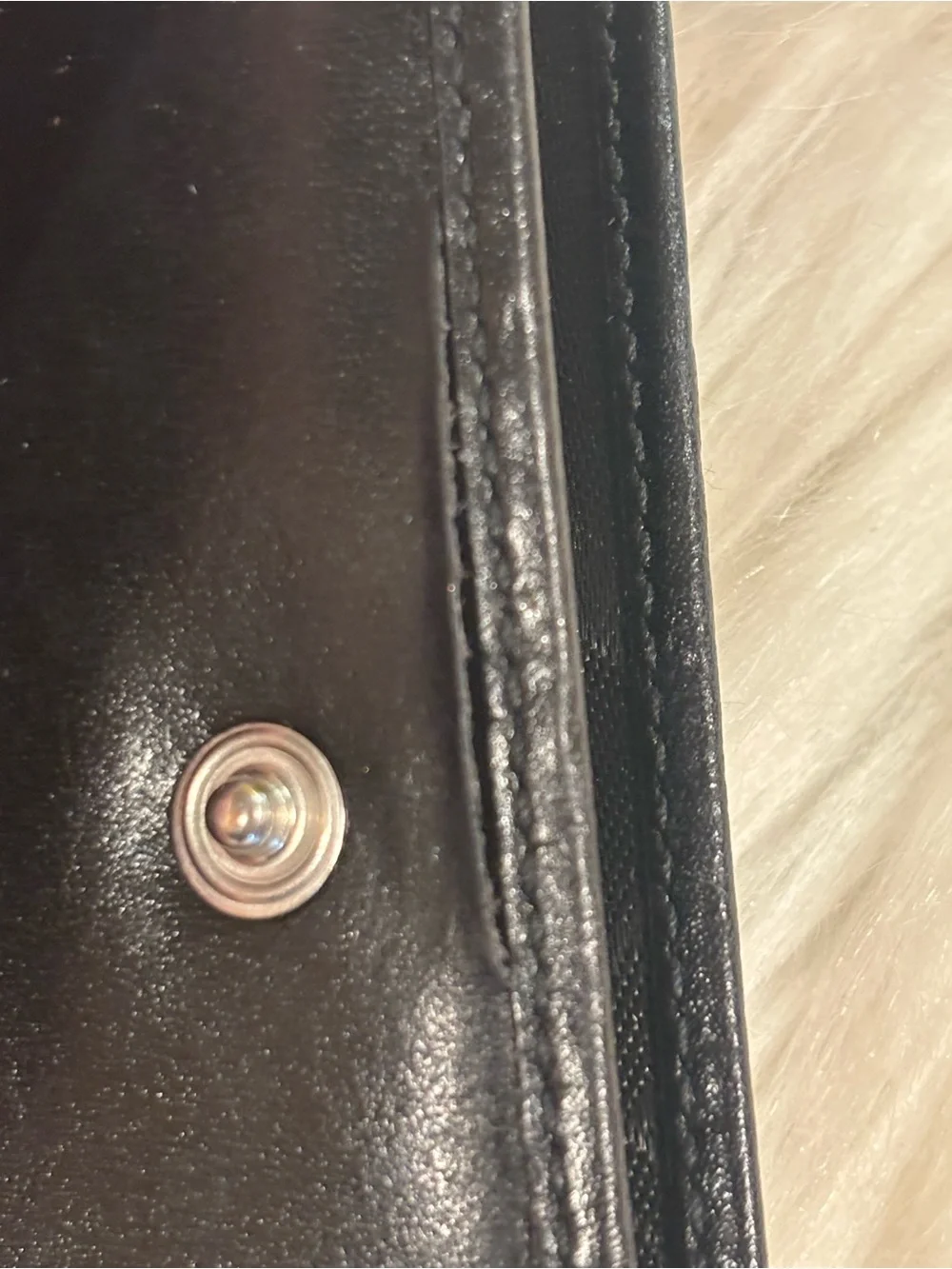 FURLA Classic Tri-Fold Wallet Leather Black
